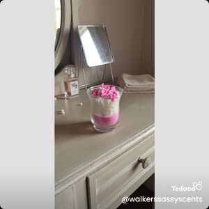 PINK BOW CANDLE